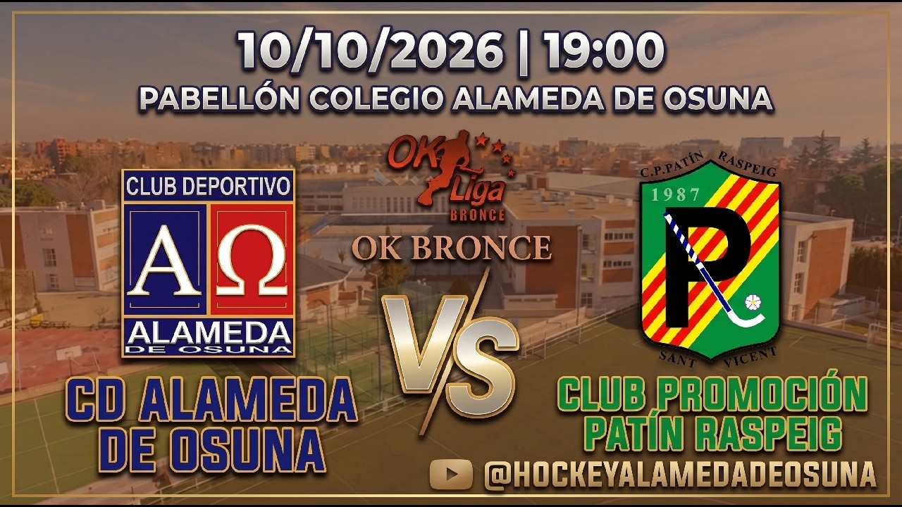 CD ALAMEDA DE OSUNA vs CLUB PROMOCIÓN PATÍN RASPEIG