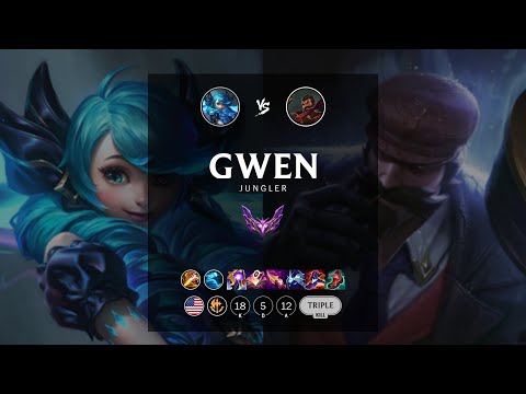 Gwen Jungle vs Graves - NA Master Patch 12.18