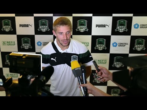 Интервью игроков после матча «Краснодар» – «Партизани»