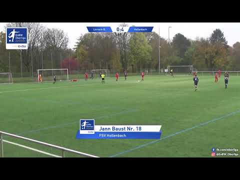 A-Junioren: 0 4 Jann Baust Nr  18 FSV Hollenbach