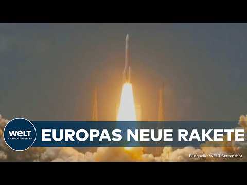 EUROPAS NEUE RAKETE: Erstflug - Ariane 6 bringt 32 Amazon-Satelliten ins All!