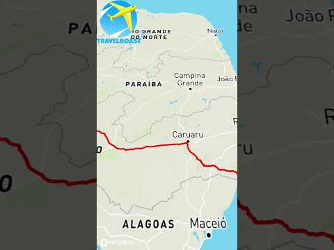 A rota mais longa que já fiz, de Vila Serrana, Araripina PE para São José da Coroa Grande PE