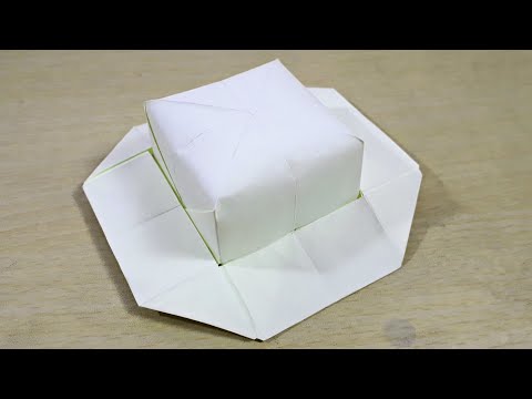 origami hat | paper hat | how to make a paper hat