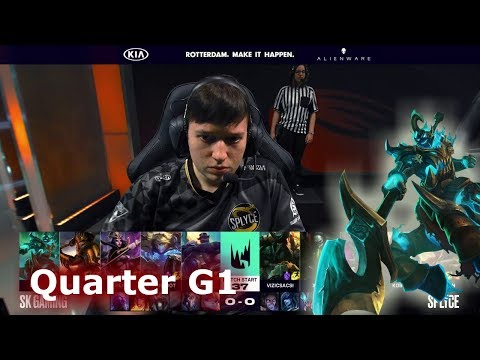 SK Gaming vs Splyce - Game 1 | Quarter Finals S9 LEC Spring 2019 | SK vs SPY G1