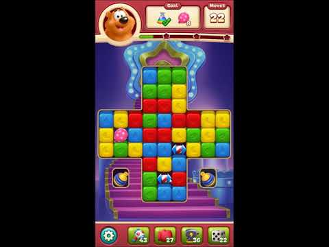 Toon Blast Level 2455 - NO BOOSTERS 🐻🐺🐱 | SKILLGAMING ✔️