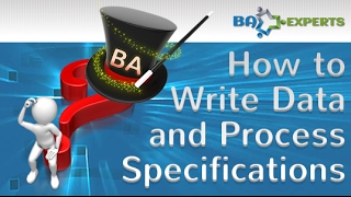 How To Write Data and Process Specifications