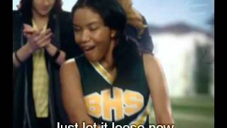 Let It Go by Mitchel Musso and Tiffani Thornton w/ lyrics on screen