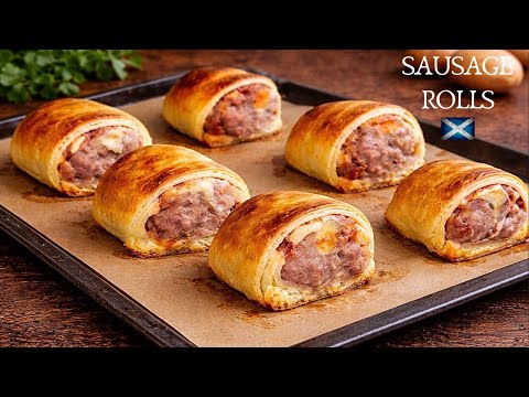 The most amazing sausage rolls recipe! :)  Cook with me.