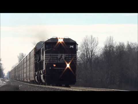 Killer Leslie RS5T Horn on Norfolk Southern SD60E Rebuilt EMD Locomotive NS 6916