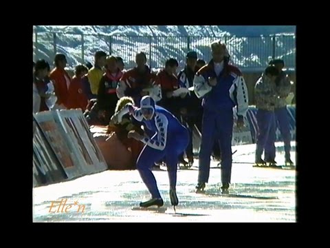 World Championships Sprint Inzell 1991 - 1000 m Aaftink + results