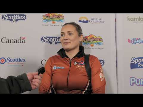 Media Scrum - Draw 11 - 2023 Scotties Tournament of Hearts