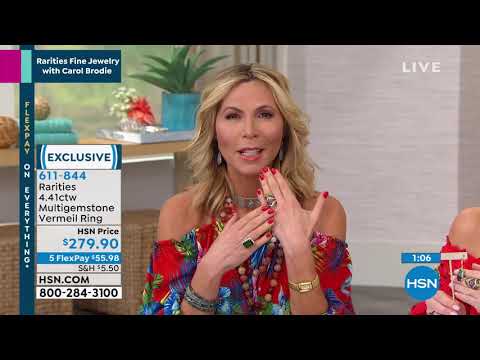 Rarities Fine Jewelry with Carol Brodie 4.41ctw Multigem...