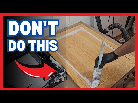 Kitchen Cabinet Painting Start to Finish | Brush and Roller Method
