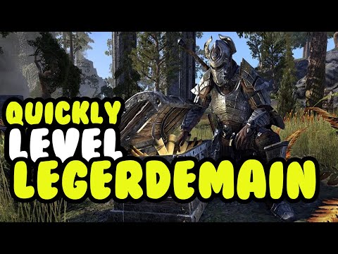 How to POWERLEVEL Legerdemain in ESO (Elder Scrolls Online Guide PC, PS4, Xbox)