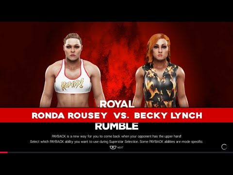 WWE 2K19 - Ronda Rousey vs. Becky Lynch