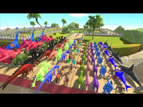 COLOR ALL UNITS CHAMPIONSHP RACE- Animal Revolt Battle Simulator