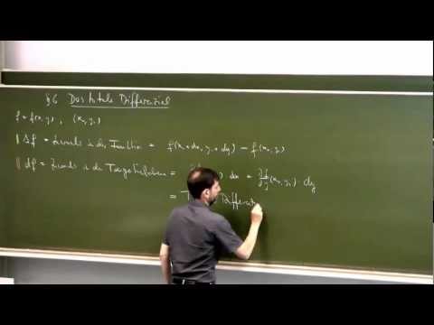 2.8 Totales Differenzial, Fehlerrechnung