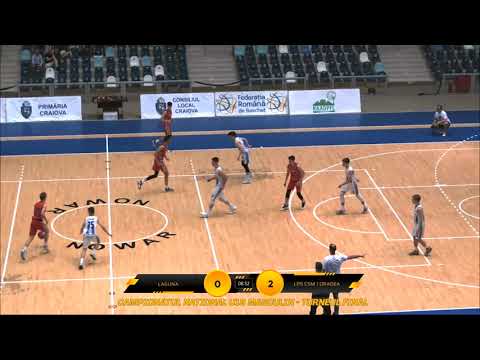 LOCURILE 3-4 CN U18 M: Laguna Bucuresti - LPS Bihorul CSM 1 Oradea
