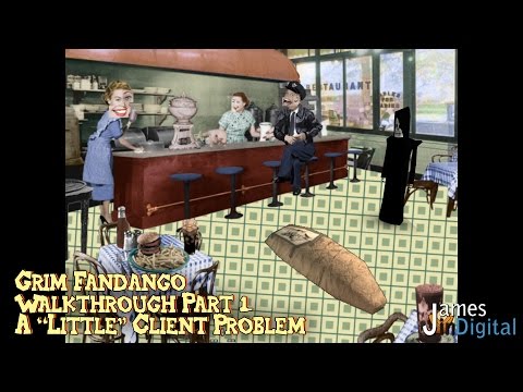 Grim Fandango Remastered Walkthrough - Part 1 - A "Little" Client Problem