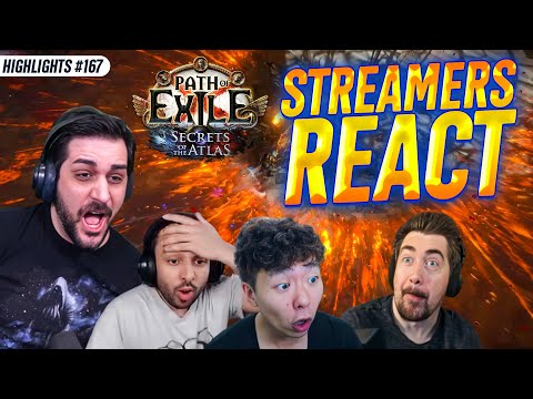 Streamers REACT to PoE NEW Expansion Secrets of the Atlas