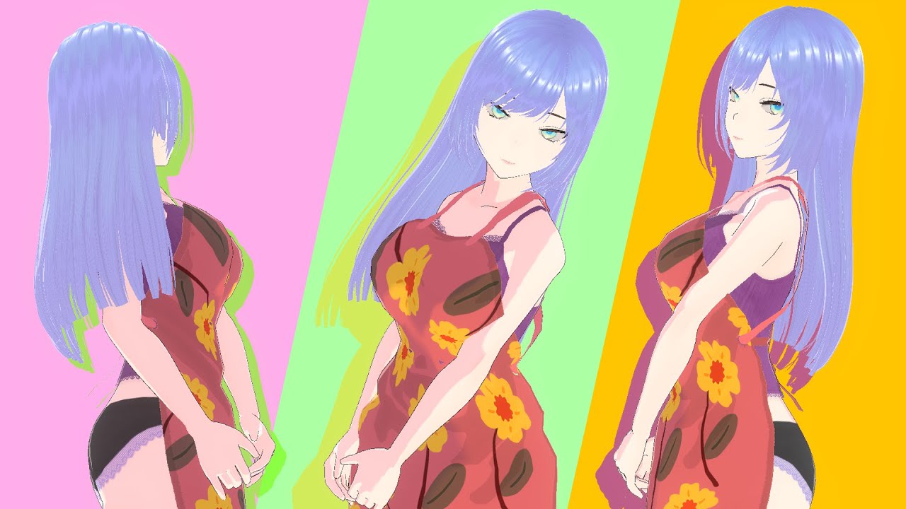 Аниме Домохозяйка Мамочка 3D Модель