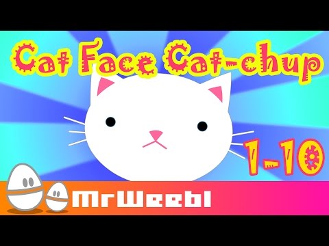 Funny cartoon flash - Cat face