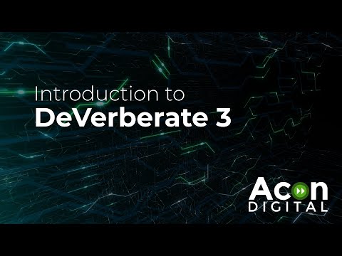 Introduction to DeVerberate 3
