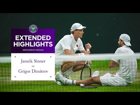 Gutting retirement | Jannik Sinner vs Grigor Dimitrov | Extended Highlights | Wimbledon 2025