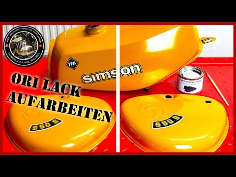 Simson Originallack aufarbeiten❗ | Oldtimer Lack retten❗