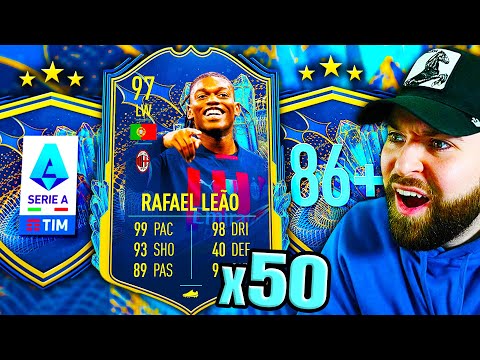 Opening 50x Serie A TOTS Guaranteed Packs & 86+ x 2 Upgrade Packs...