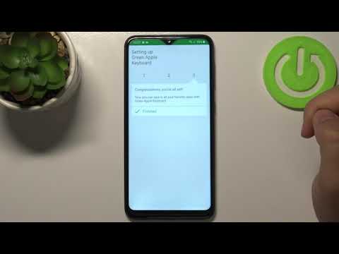 How to Download iPhone Keyboard Green Apple on SAMSUNG Galaxy A10 – iPhone Keyboard Layout
