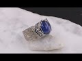 video - Mokume Heirloom Cabochon Engagement Ring