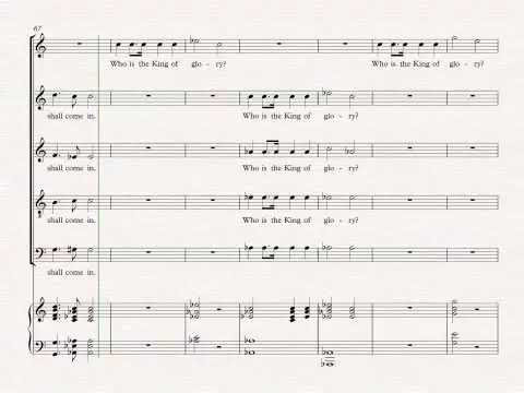 Lift up your head o ye gates Alto part