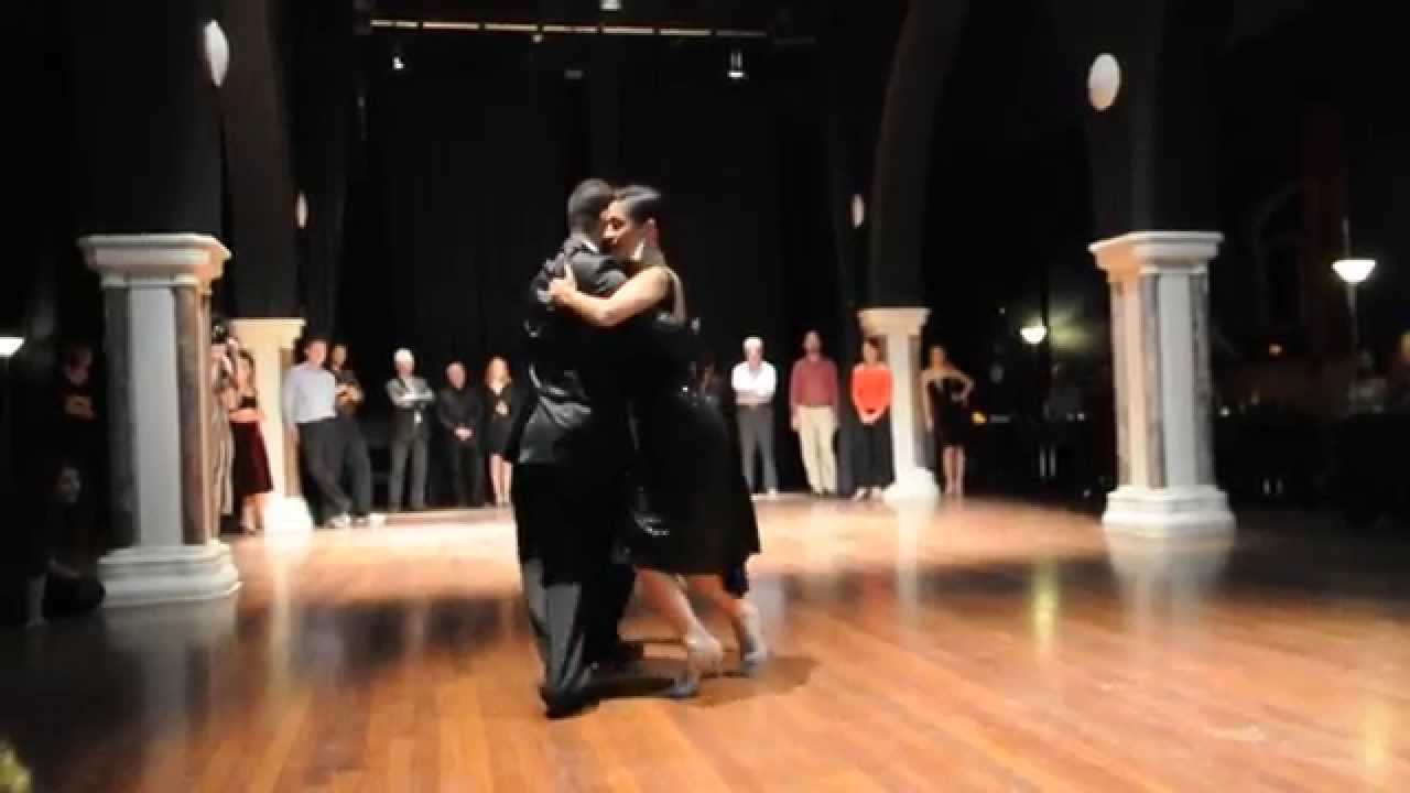 Leandro Palou and Maria Tsiatsiani at Reading Tango Festival
