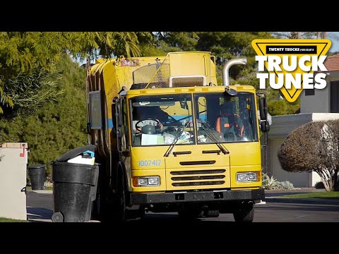 Garbage Truck for Children | Truck Tunes for Kids | Twenty Trucks Channel