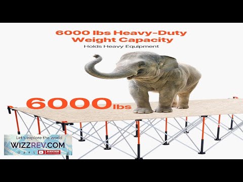 Portable Folding Workstand 8.05 x 4.13ft Collapsible Work Stand 6000lbs Capacity Review