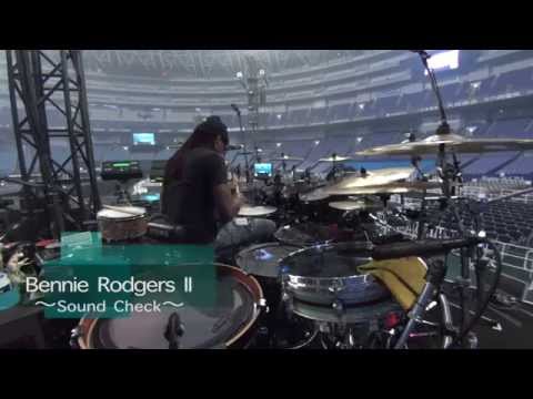 TAMA Sound Check on Stage_Bennie Rodgers II@ Kyosera Dome Osaka (BIGBANG JAPAN DOME TOUR 2014～2015)