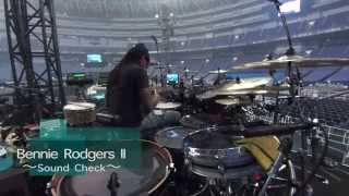 TAMA Sound Check on Stage_Bennie Rodgers II@ Kyosera Dome Osaka (BIGBANG JAPAN DOME TOUR 2014～2015)