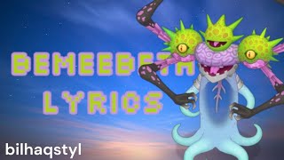 bemeebeth - lyrics