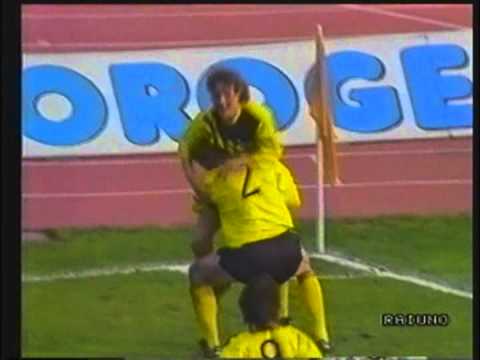 1988 December 7 AS Roma Italy 0 Dinamo Dresden East Germany 2 UEFA Cup