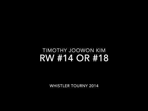TIMOTHY JOOWON KIM WHISTLER TOURNY