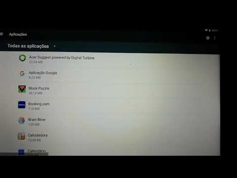 Como desativar o vídeo de demonstração no tablete Acer iconia.