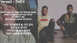 (한글자막) blackbear - g2g ttyl (feat. THEY.)  Eng/가사