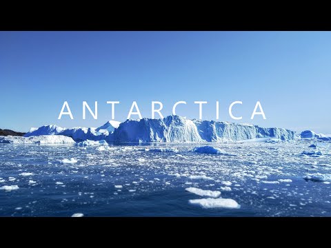 Antarctica [ RELAXING Music Video ] 4K Scenic Relaxation Drone Video