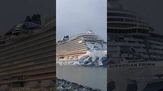 Norwegian Prima Steals the Show During Sail Away in Port Canaveral 🤩