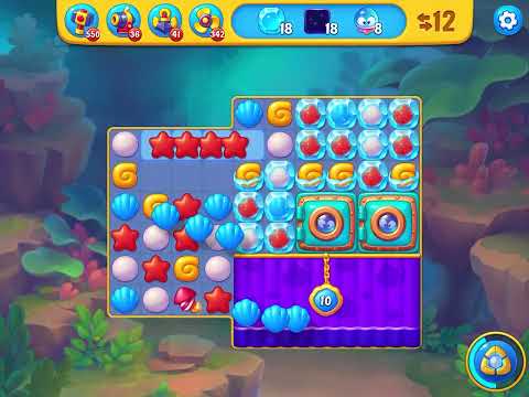 Fishdom level 8122 no boosters フィッシュダム ノーマル [Friend's]