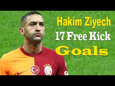 Hakim Ziyech All 17 Free Kick Goals
