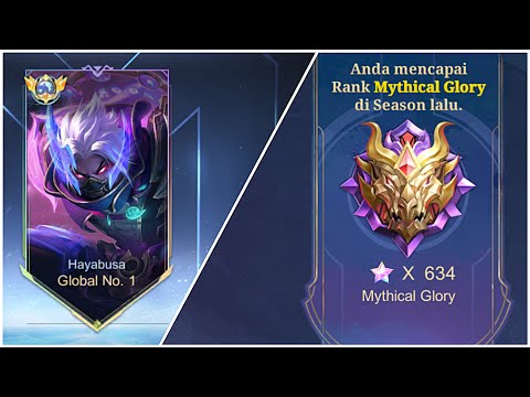 SOLO RANK IMMORTAL ! 5K MATCH HAYABUSA ! PUSH TOP 1 GLOBAL HAYABUSA ! MOBILE LEGENDS !