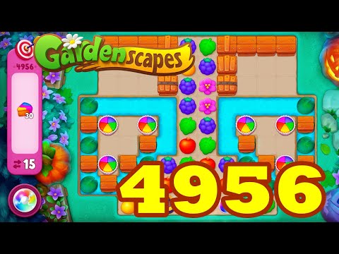 Gardenscapes Level 4956 HD Walkthrough | 3 - match | gameplay | android | IOS | GameGo Game