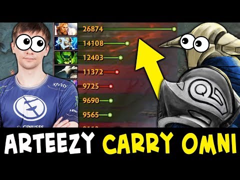 Arteezy CARRY Omniknight WTF farm — owning Chinese SVEN